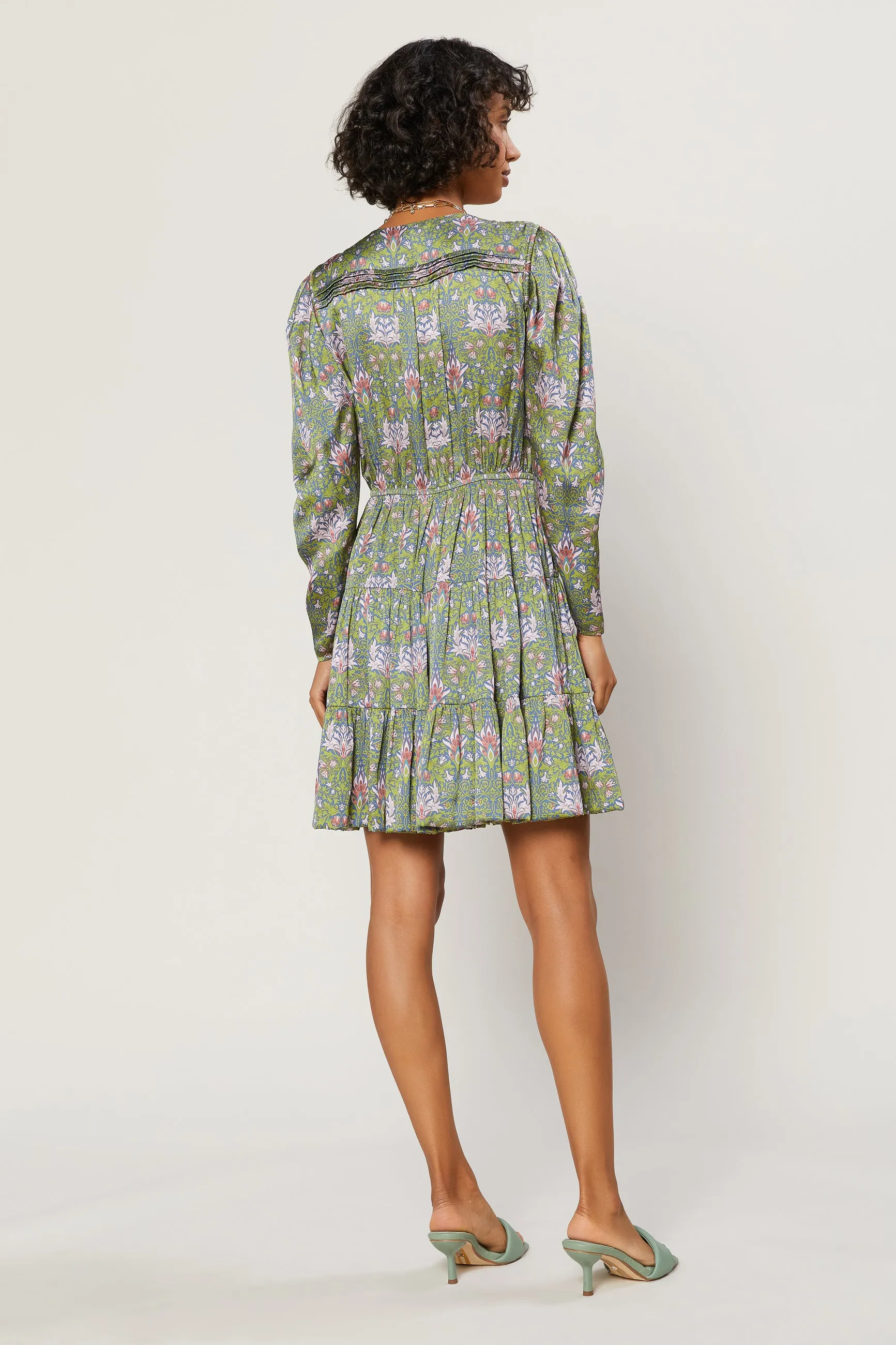Tile Print Mini Dress sold by Current Air product image thumbnail 3