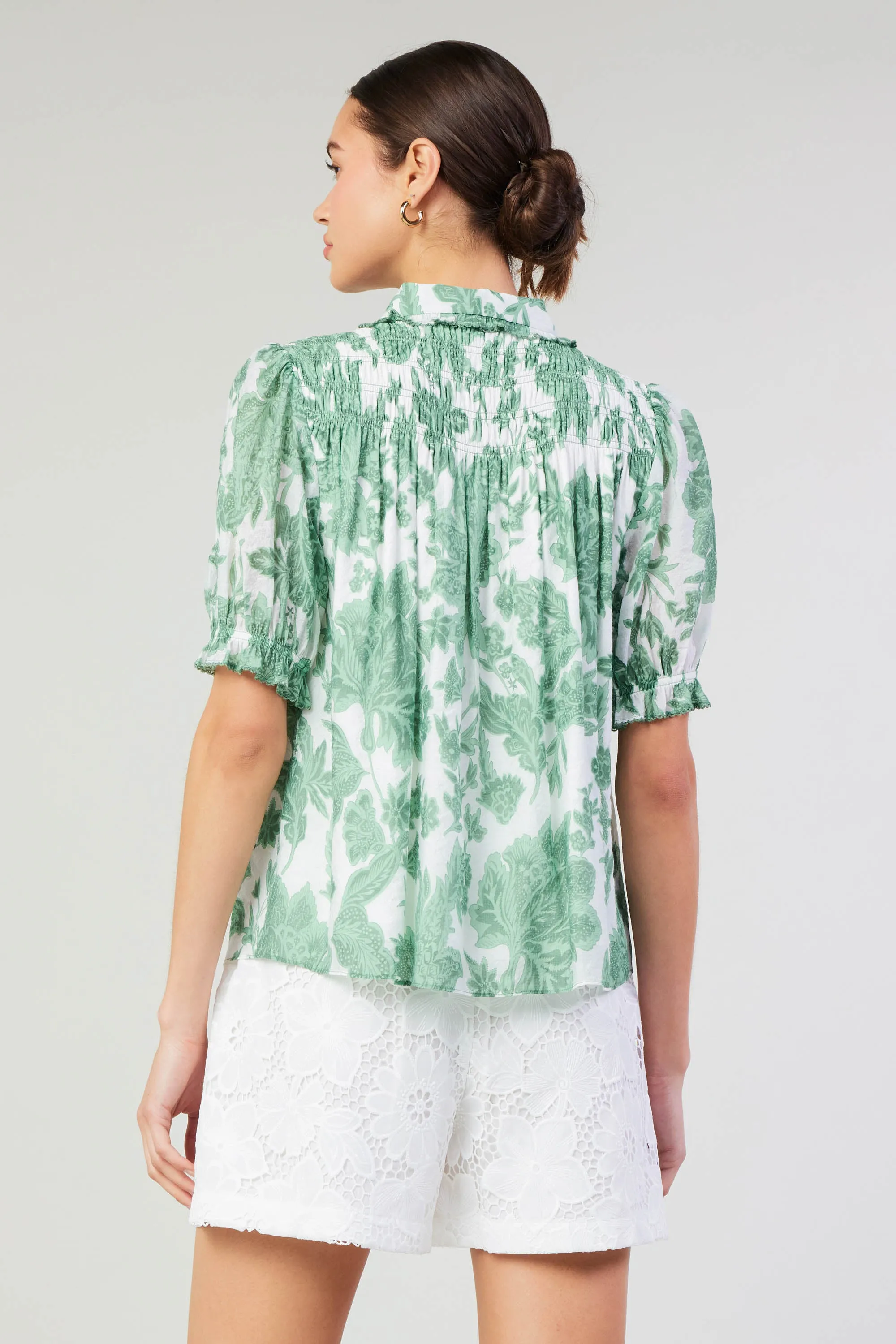 Tulip Jacquard Blouse sold by Current Air product image thumbnail 5