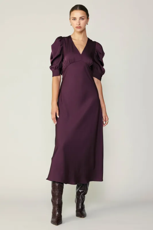 Puff Sleeve Midi Dress sold by Current Air