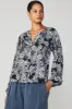 Noir Floral Blouse sold by Current Air