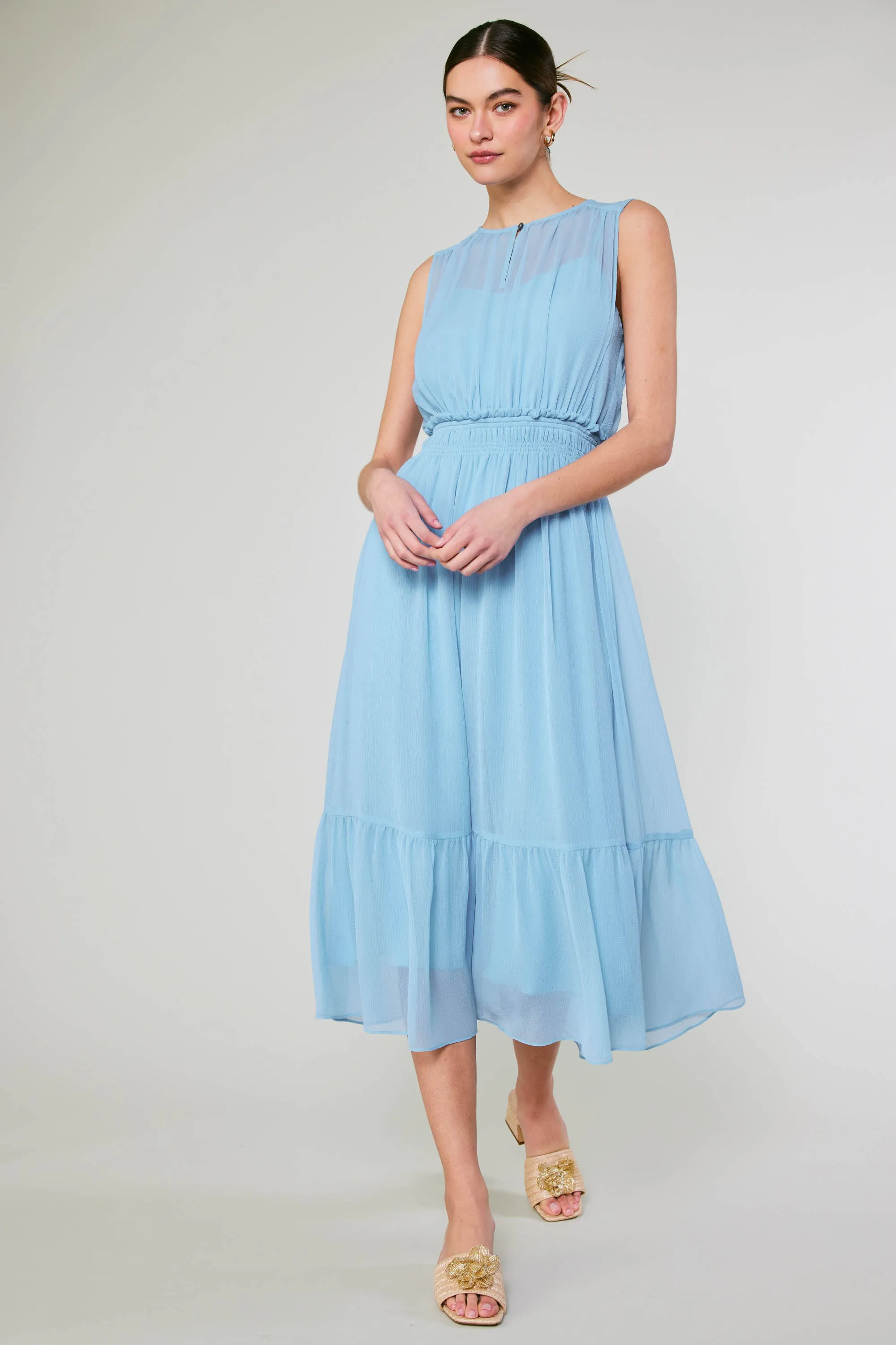 Overlayed Midi Dress sold by Current Air product image thumbnail 3