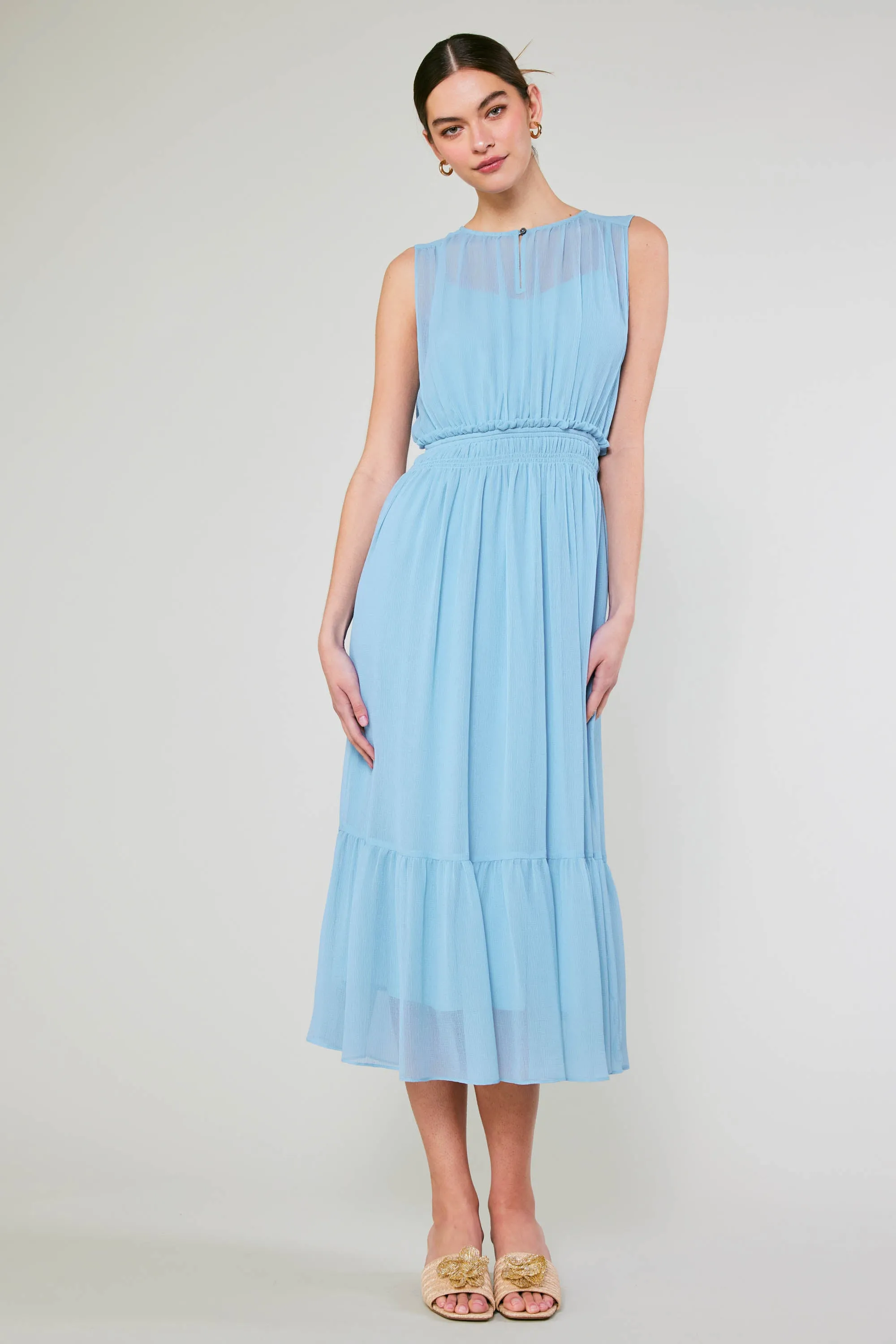 Overlayed Midi Dress sold by Current Air product image thumbnail 2