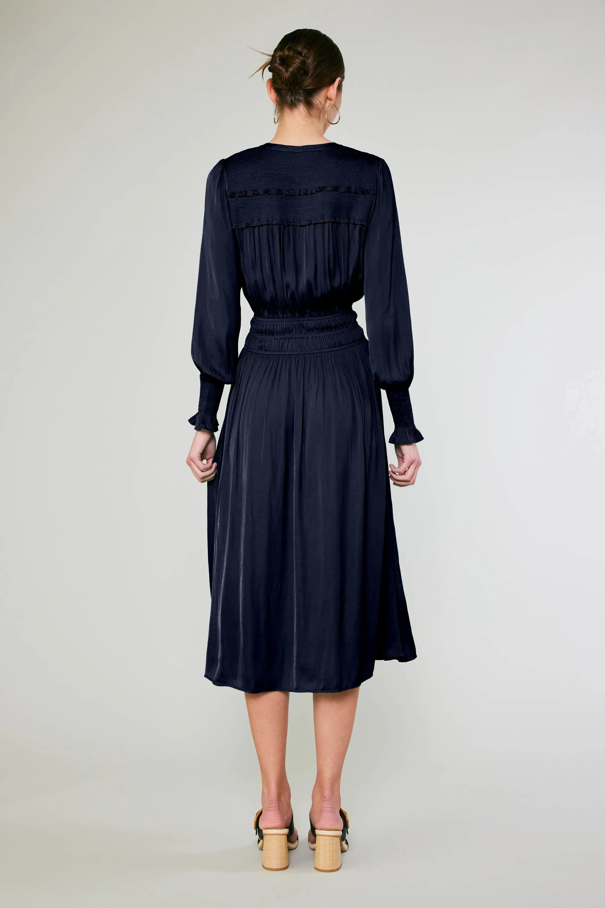 Aida Smocked Midi Dress sold by Current Air product image thumbnail 2