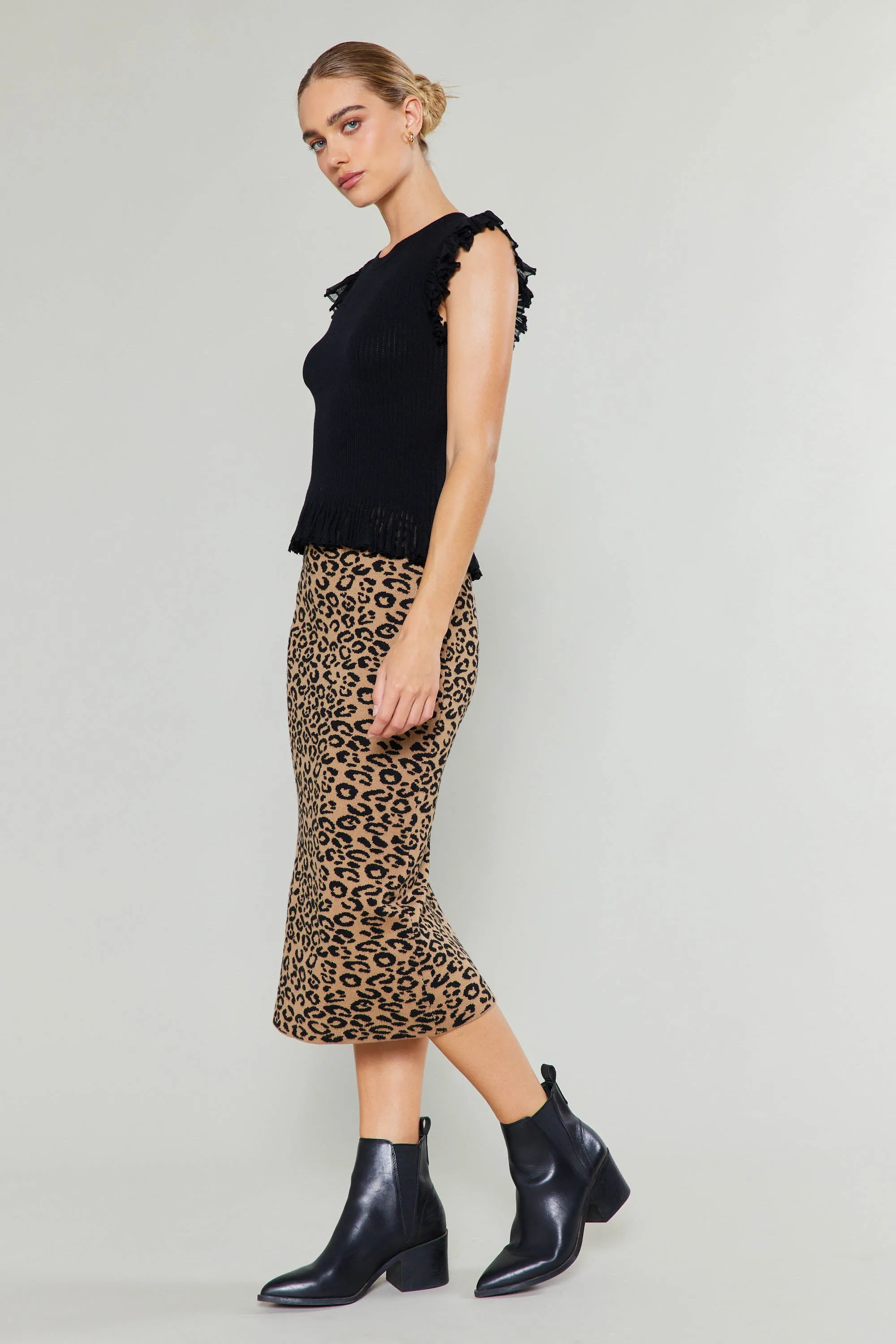 Flutter Sleeve Sweater Top sold by Current Air product image thumbnail 5