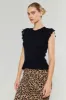 Flutter Sleeve Sweater Top sold by Current Air