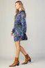 Ruffled Cuff Floral Mini Dress sold by Current Air