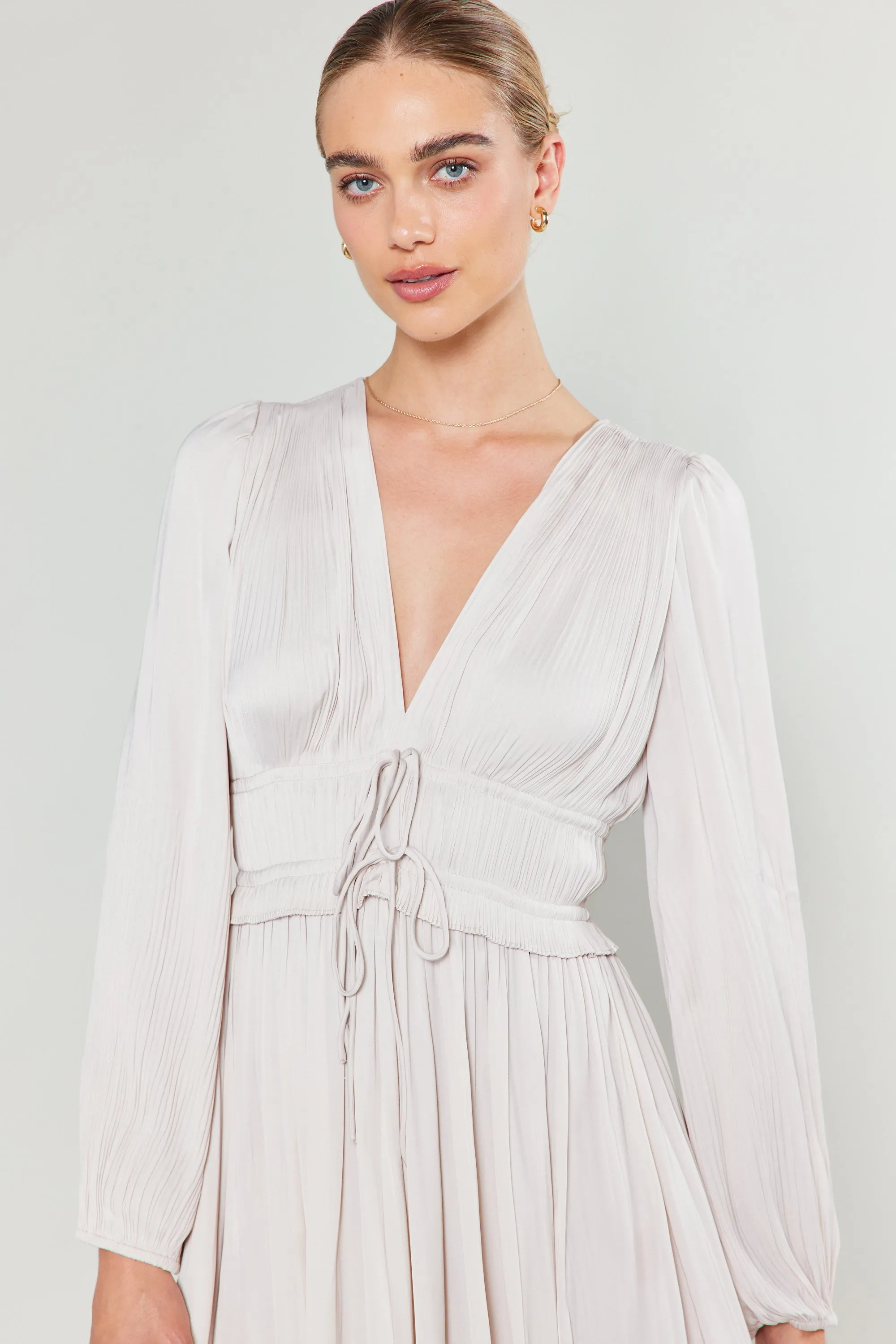 Sidonie Pleated Maxi Dress sold by Current Air product image thumbnail 2