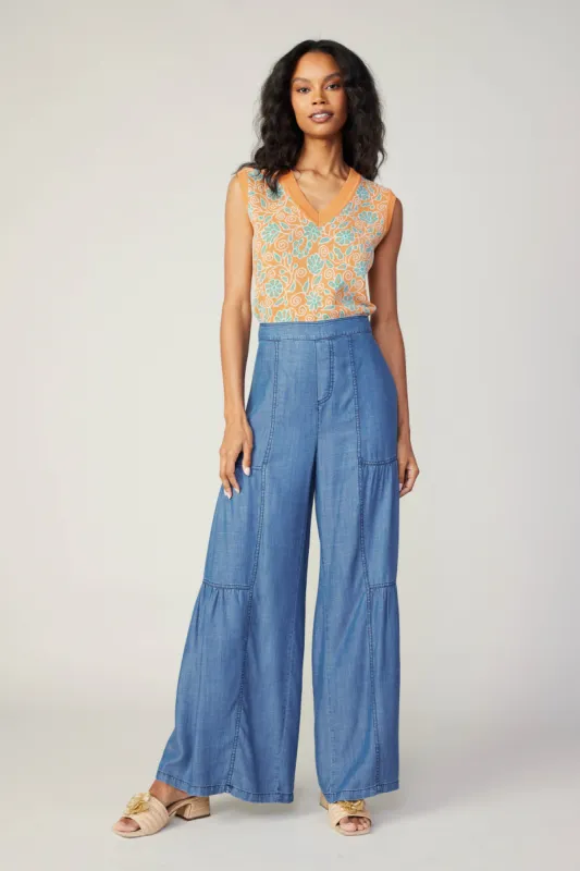 Tiered Wide Leg Pants sold by Current Air