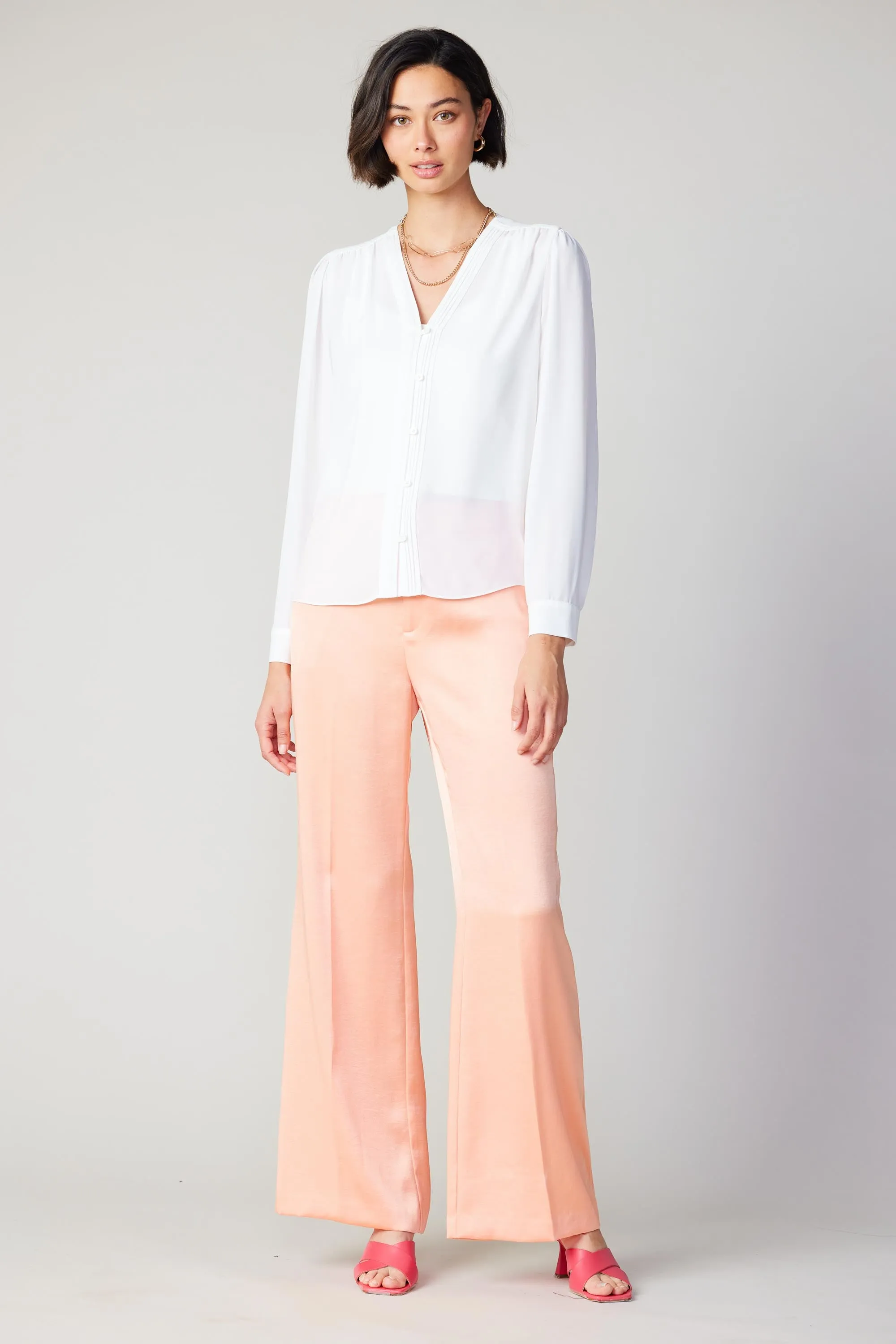 Pleat Detail Buttondown Shirt sold by Current Air product image thumbnail 4