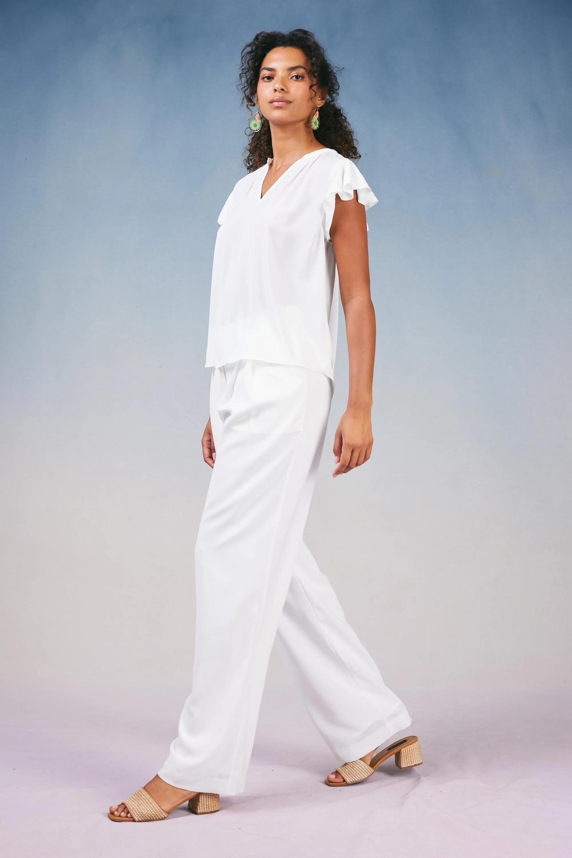 Flutter Sleeve Blouse sold by Current Air product image thumbnail 4