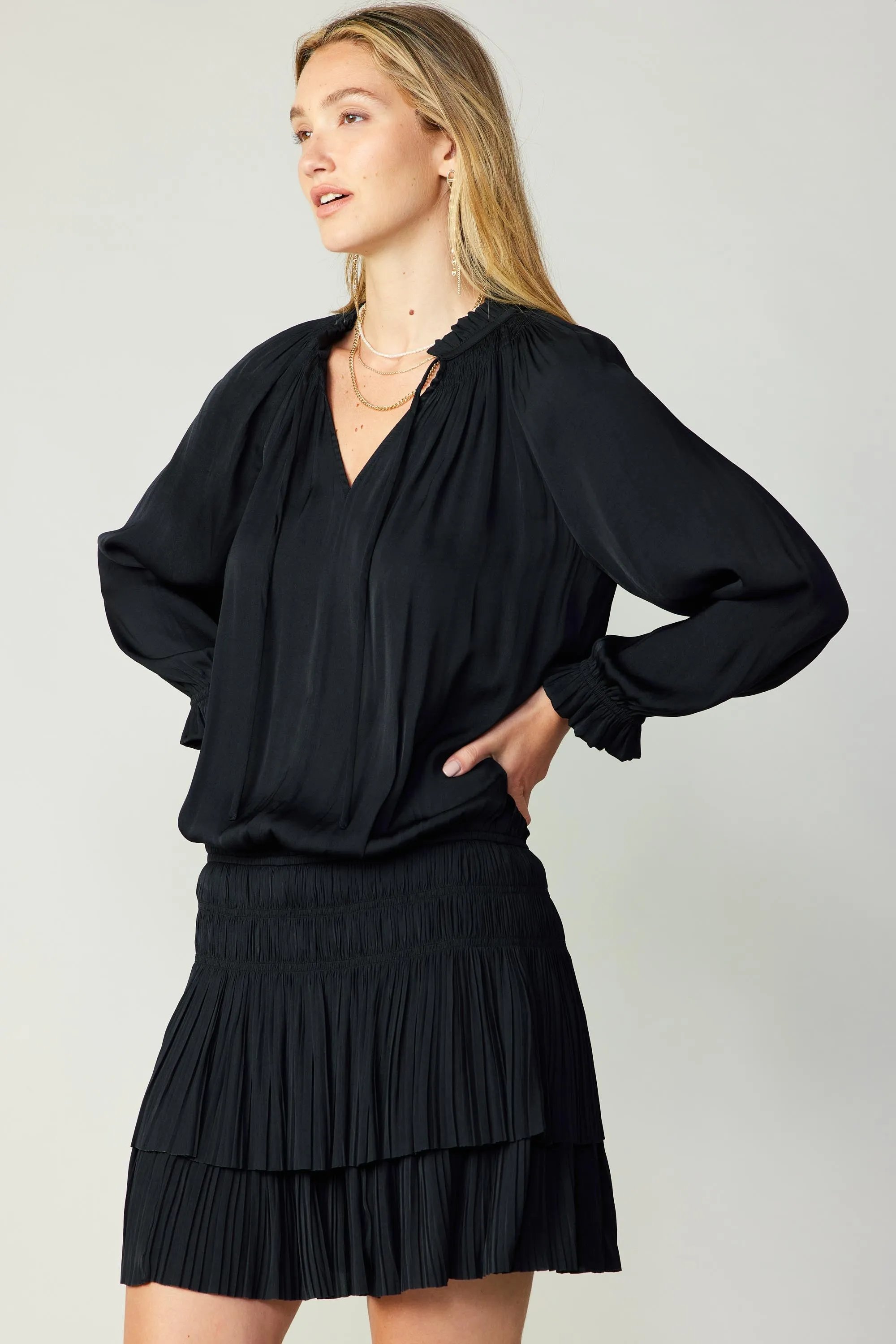 Laurel Pleated Mini Dress sold by Current Air product image thumbnail 2