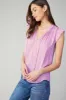 Margot Pleated Sleeve Blouse sold by Current Air