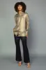Metallic Button Down Top sold by Current Air