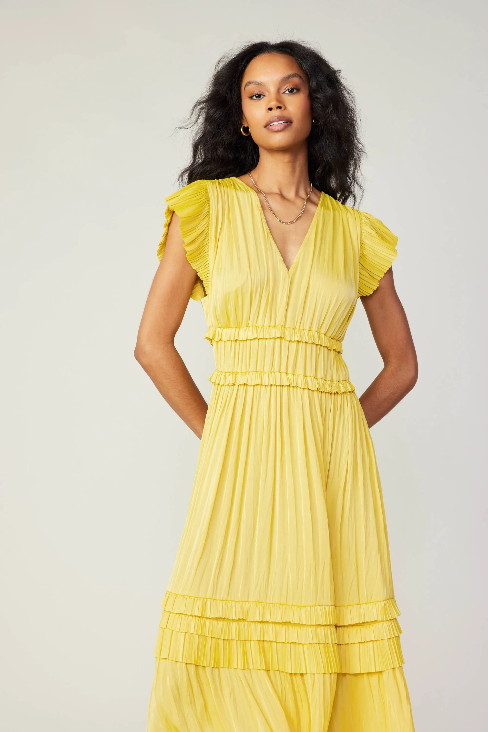 Sereia Pleated Midi Dress sold by Current Air product image thumbnail 2