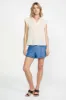 Picot Flutter Sleeve Blouse sold by Current Air