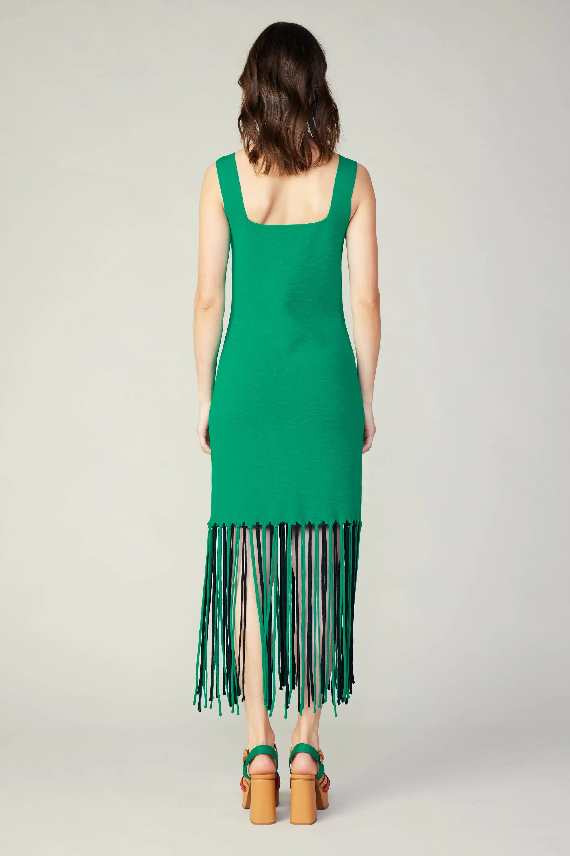 Knit Fringe Hem Dress sold by Current Air product image thumbnail 4