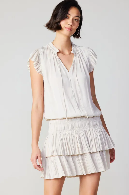 Zoey Pleated Skirt Mini Dress sold by Current Air
