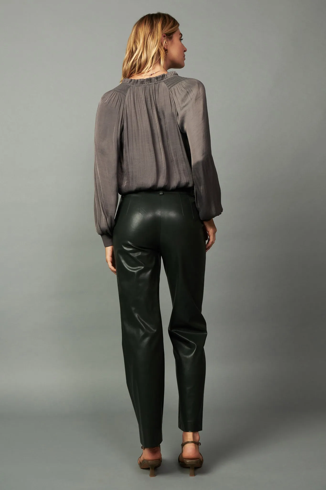 Ruffled Surplice Blouse sold by Current Air product image thumbnail 4