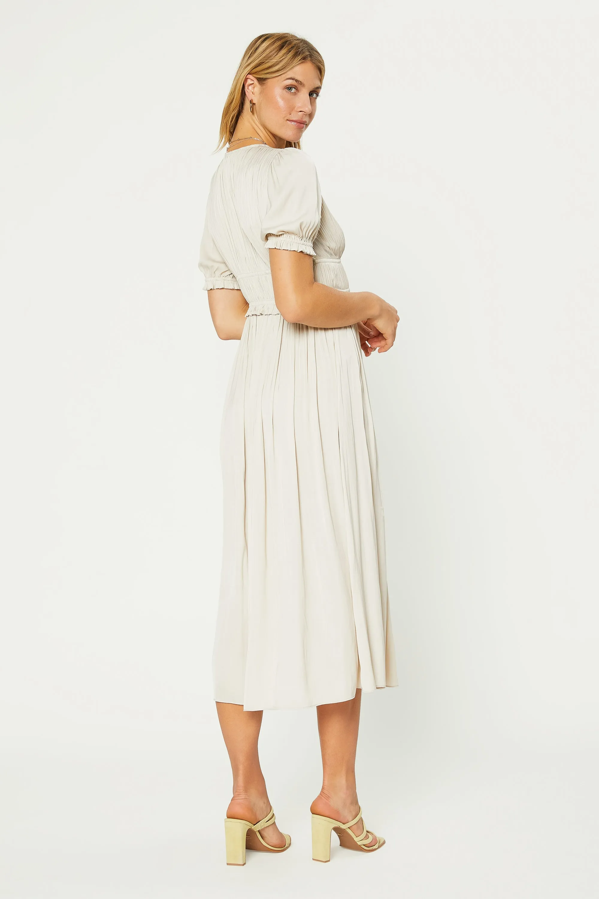 Amelia Pleated Maxi Dress sold by Current Air product image thumbnail 2
