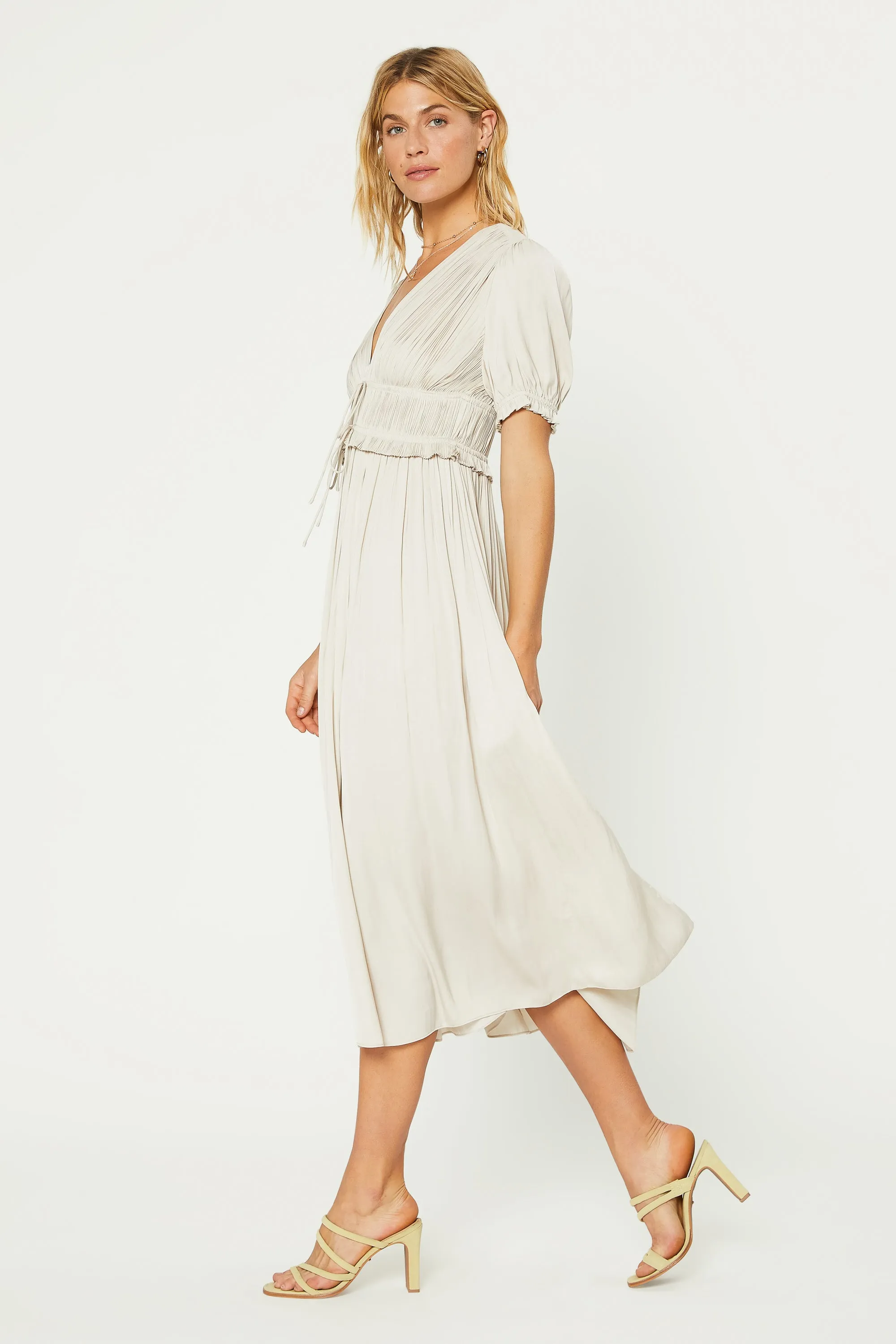 Amelia Pleated Maxi Dress sold by Current Air product image thumbnail 4