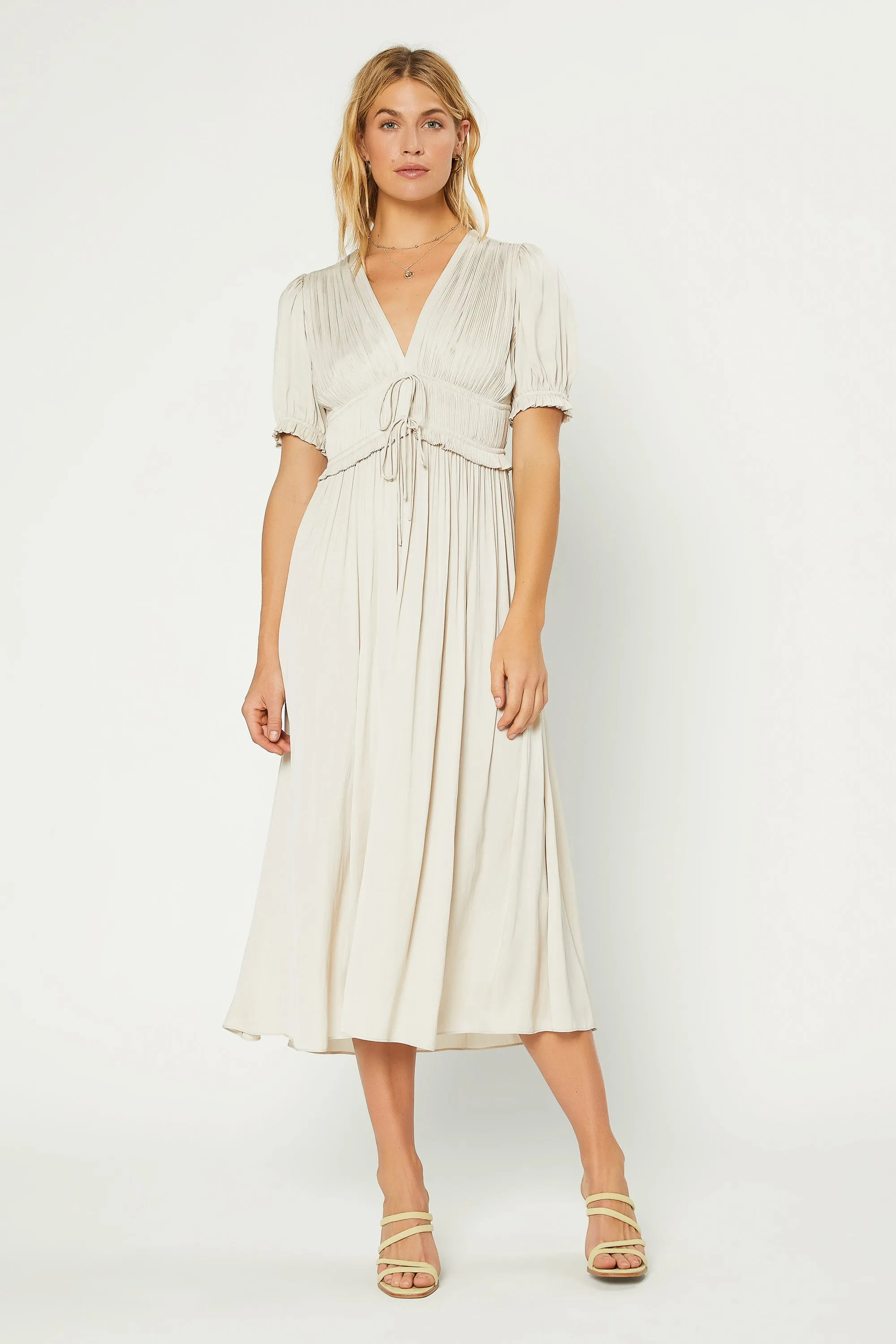 Amelia Pleated Maxi Dress sold by Current Air product image thumbnail 3