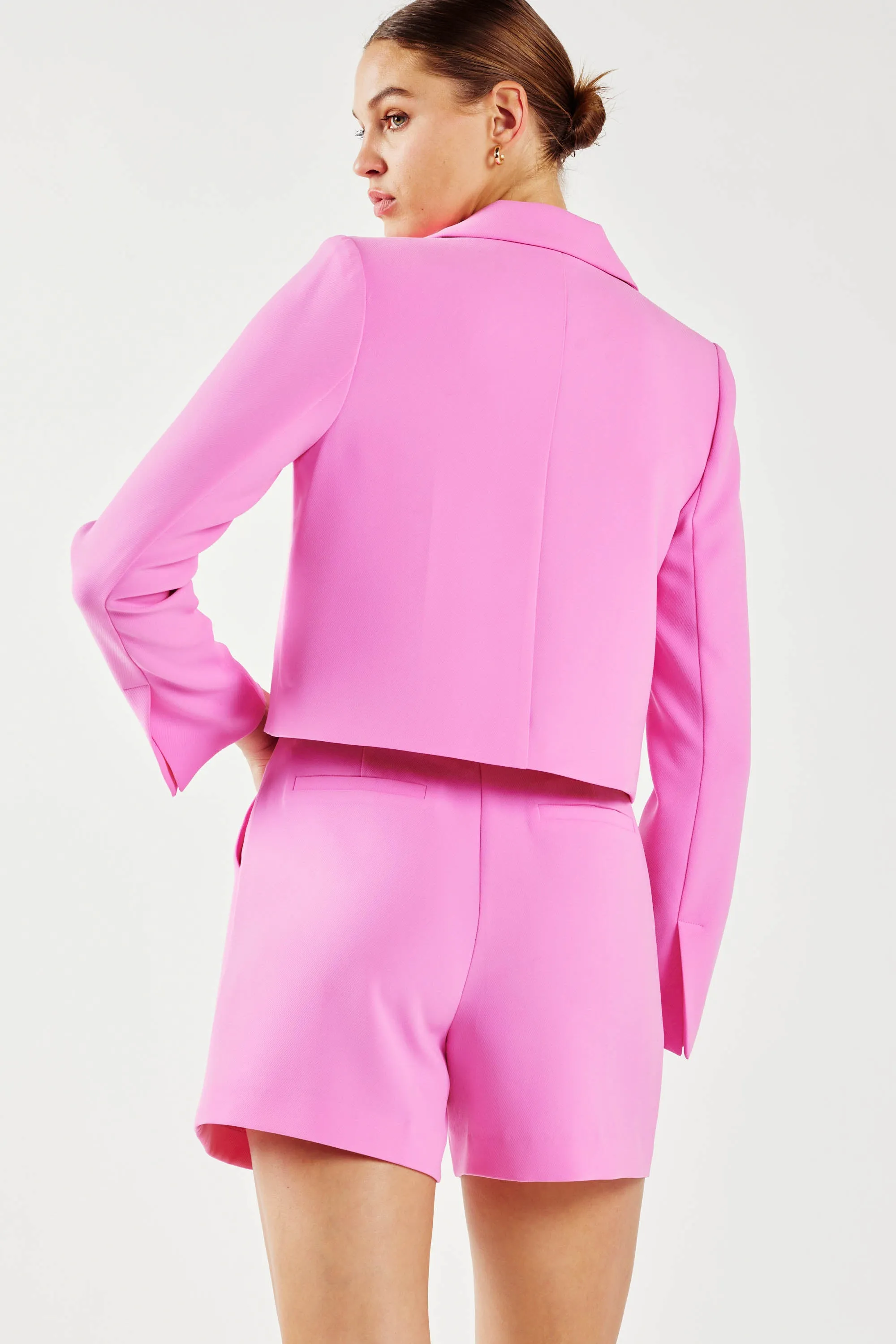 Welt Pocket Cropped Blazer sold by Current Air product image thumbnail 5