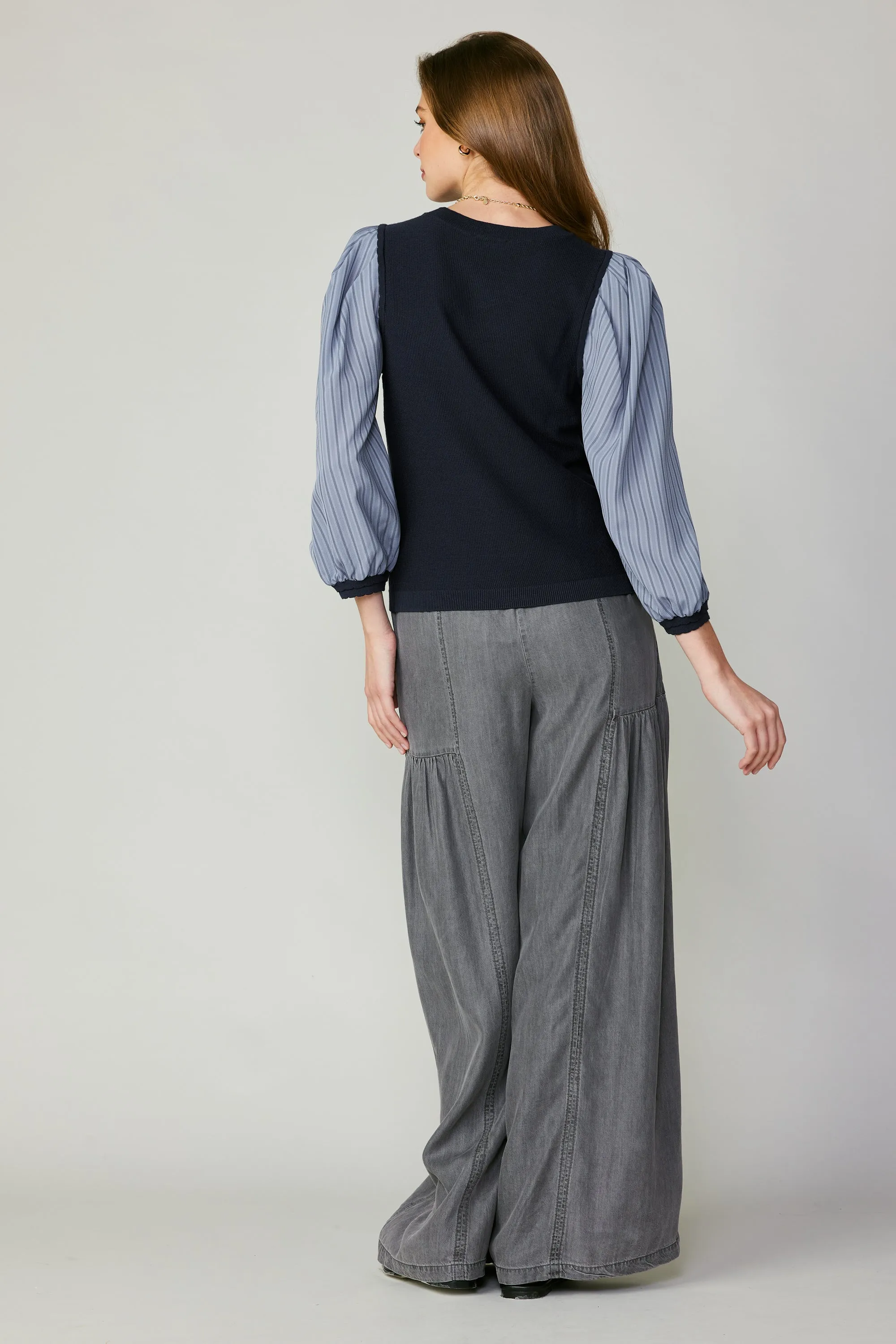 Contrast Sweater Top sold by Current Air product image thumbnail 3