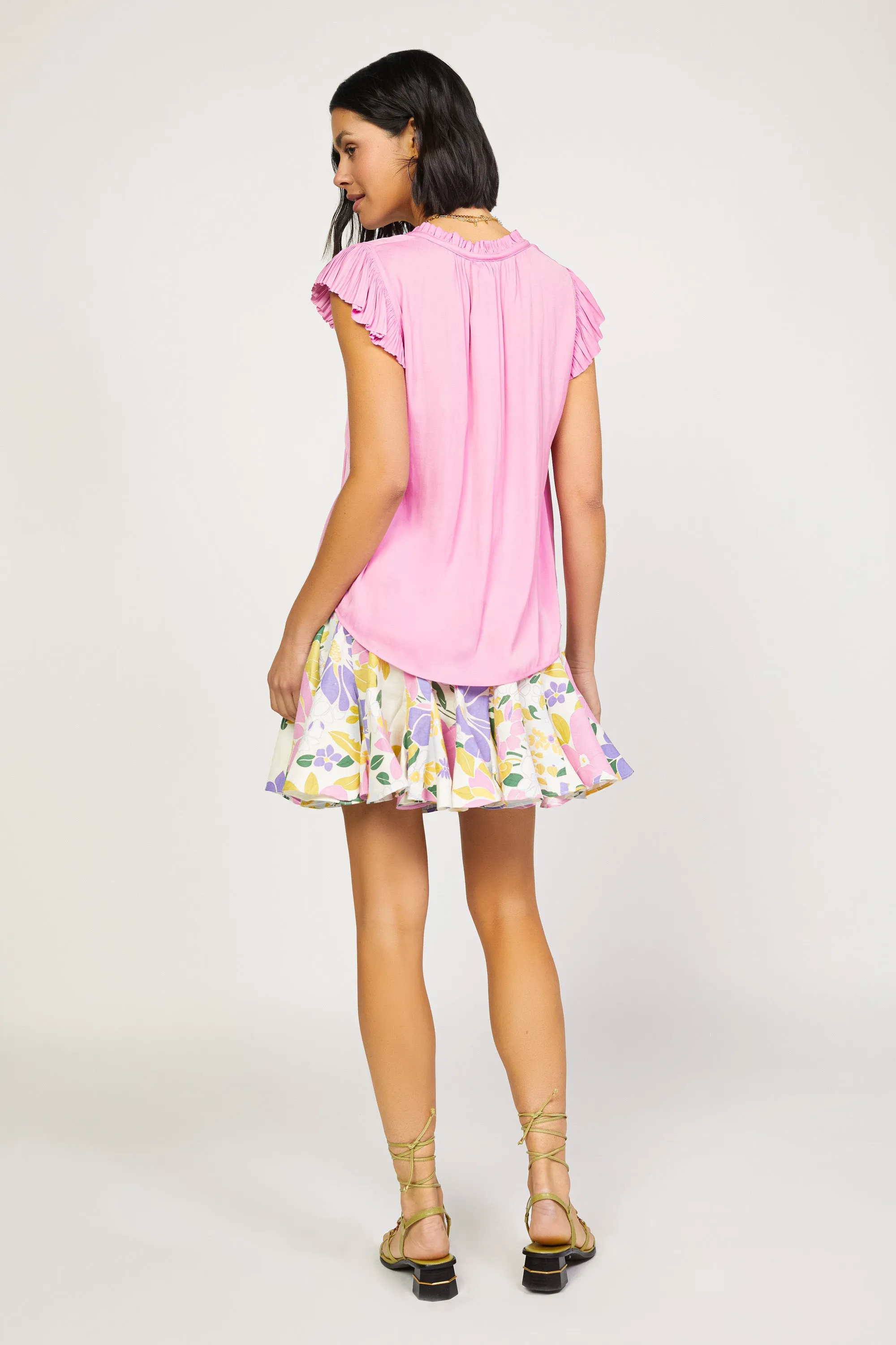 Margot Pleated Sleeve Blouse sold by Current Air product image thumbnail 5