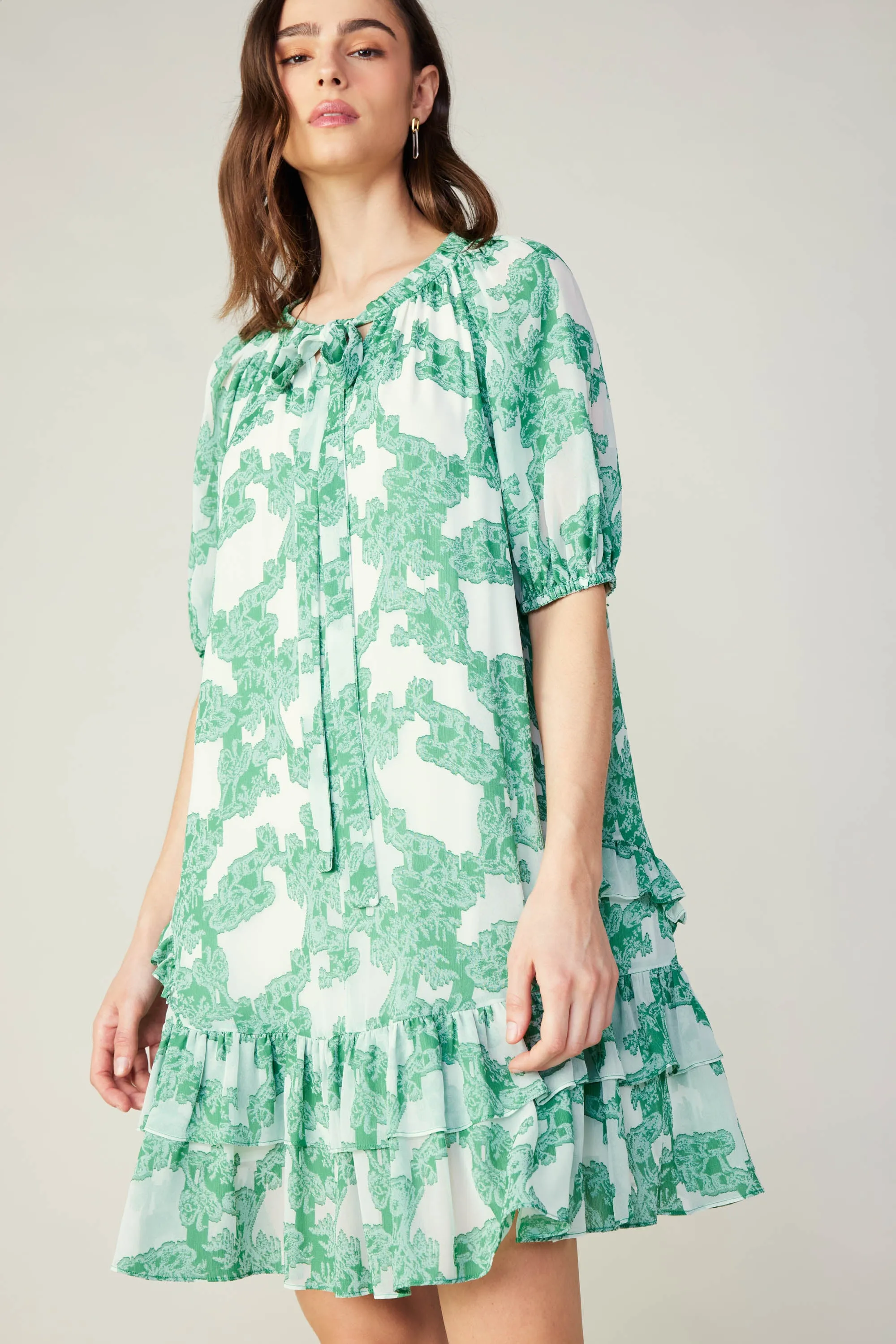 Abstract Motif Mini Dress sold by Current Air product image thumbnail 4