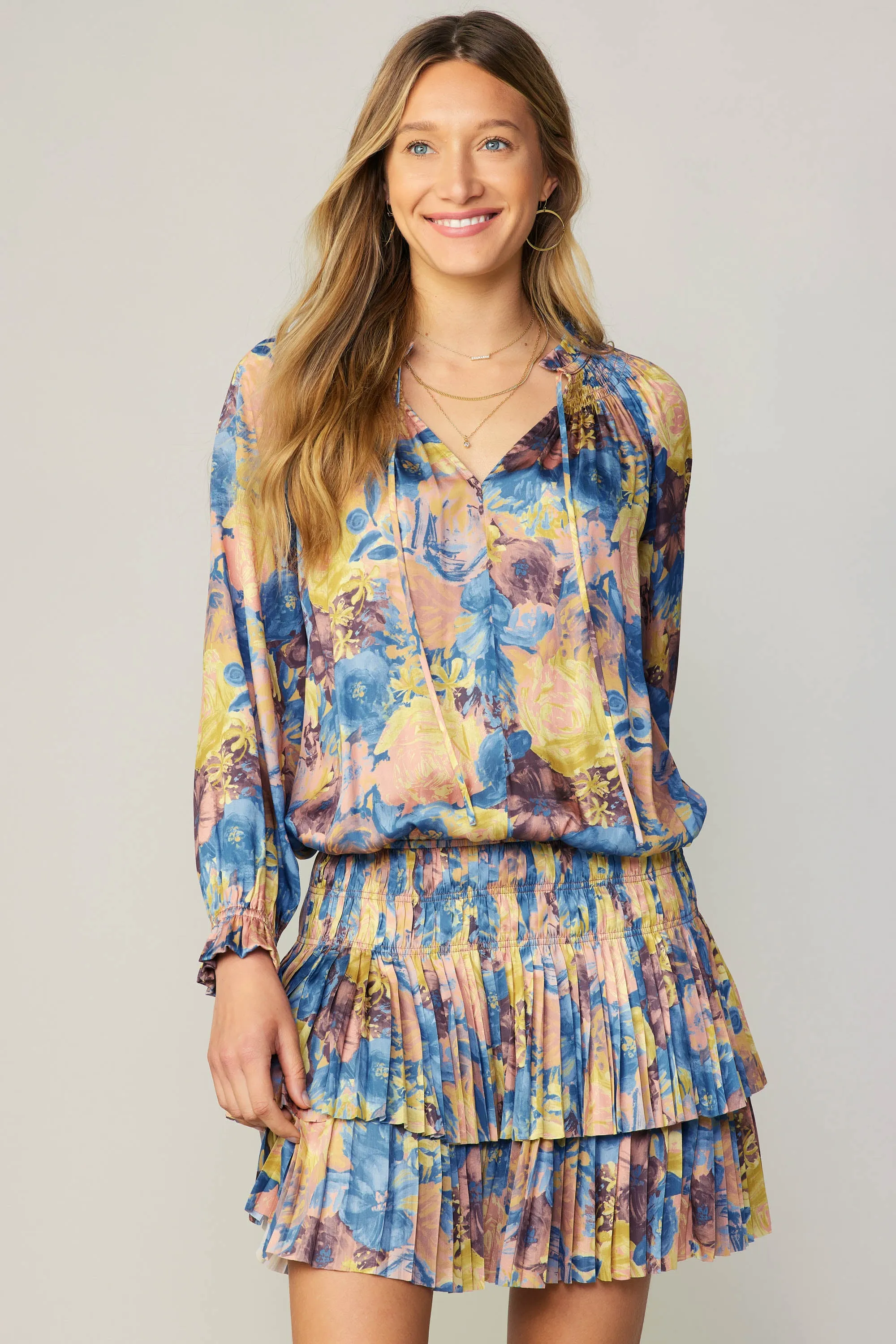 Laurel Pleated Mini Dress sold by Current Air product image thumbnail 4