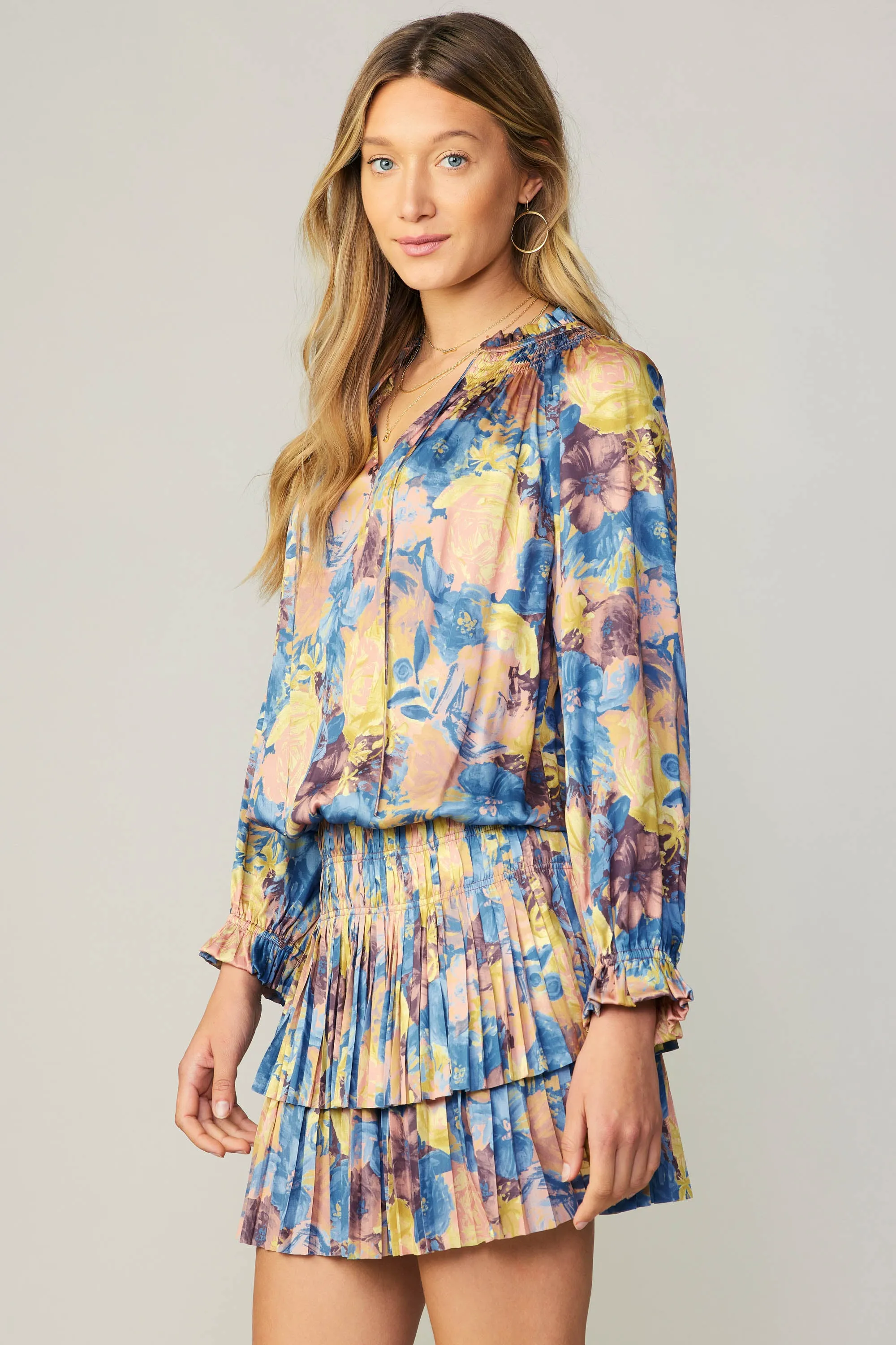 Laurel Pleated Mini Dress sold by Current Air product image thumbnail 2