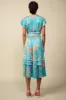 Sereia Botanical Motif Midi Dress sold by Current Air