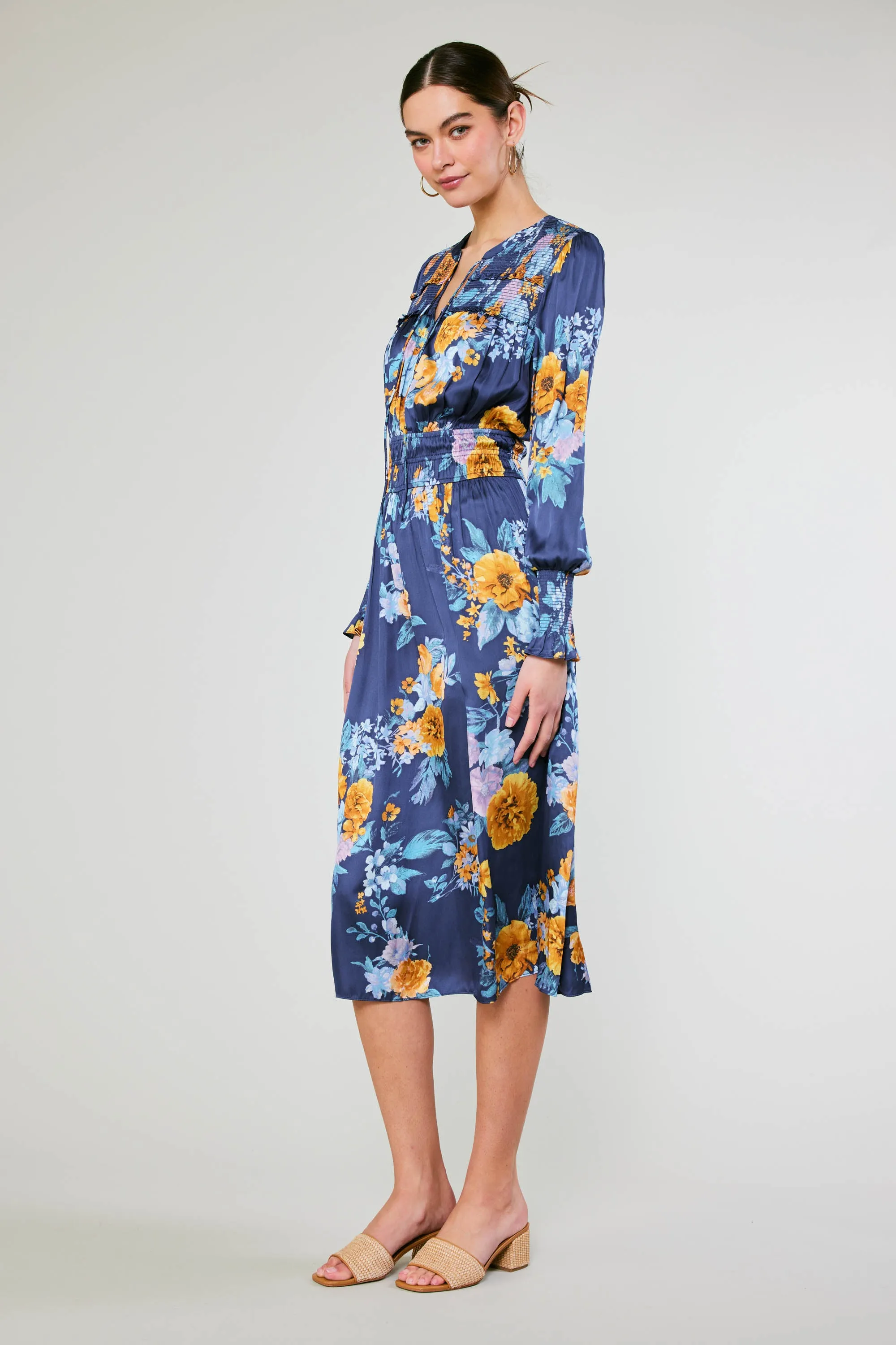 Aida Floral Midi Dress sold by Current Air product image thumbnail 3