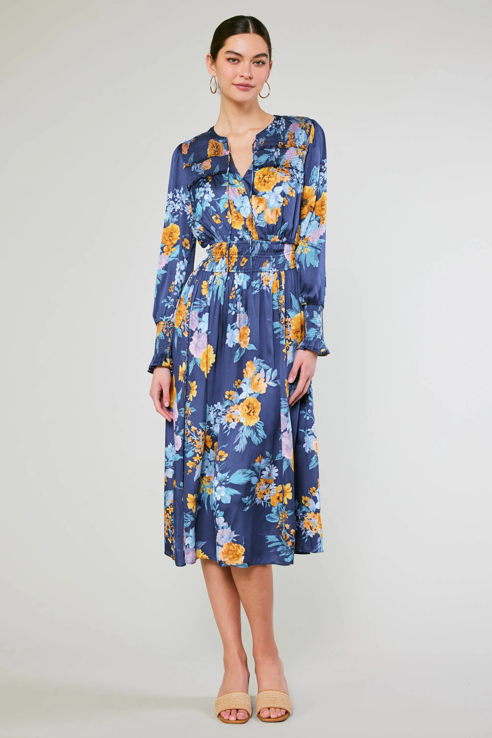 Aida Floral Midi Dress sold by Current Air product image thumbnail 2