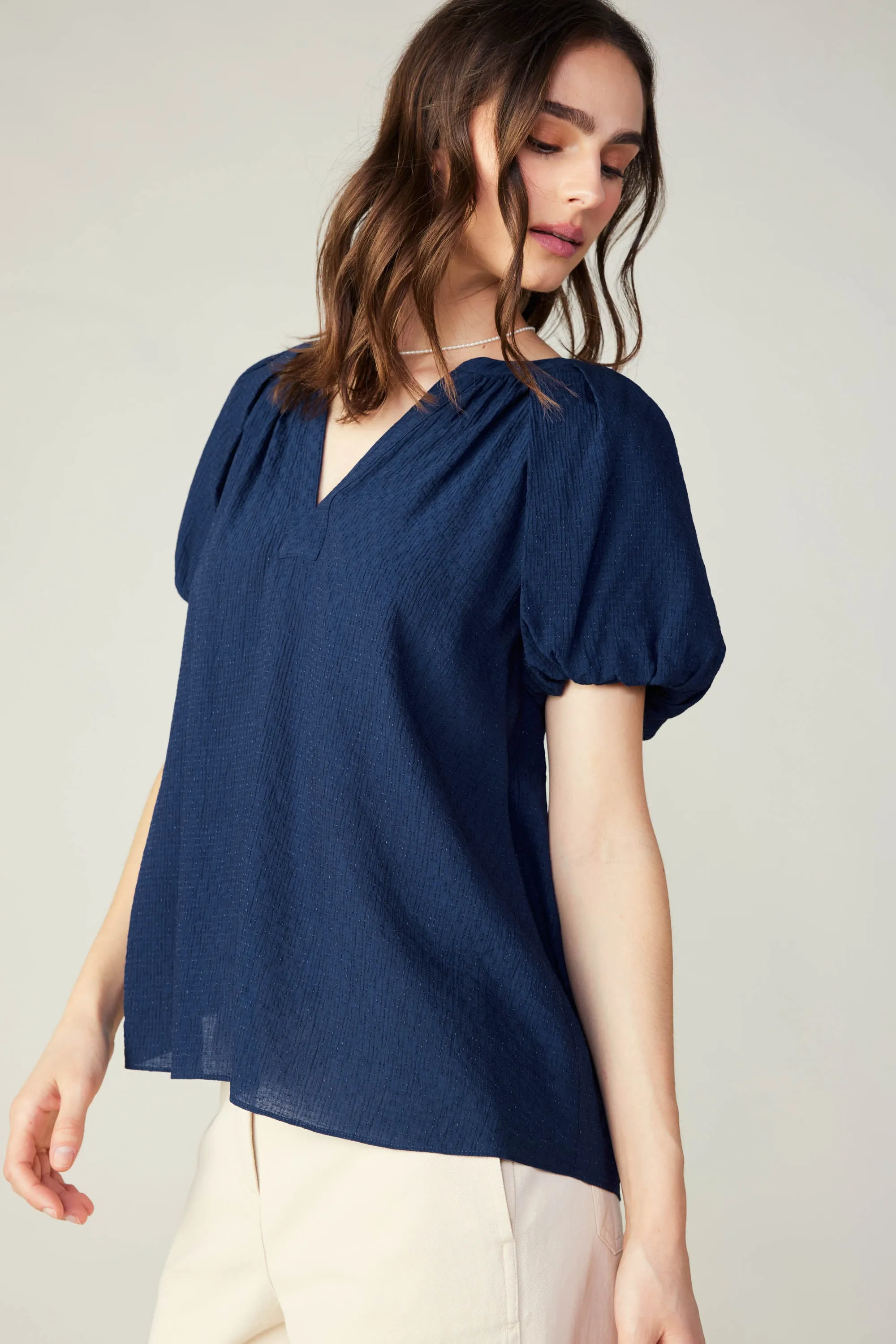 Split Neckline Top sold by Current Air product image thumbnail 4