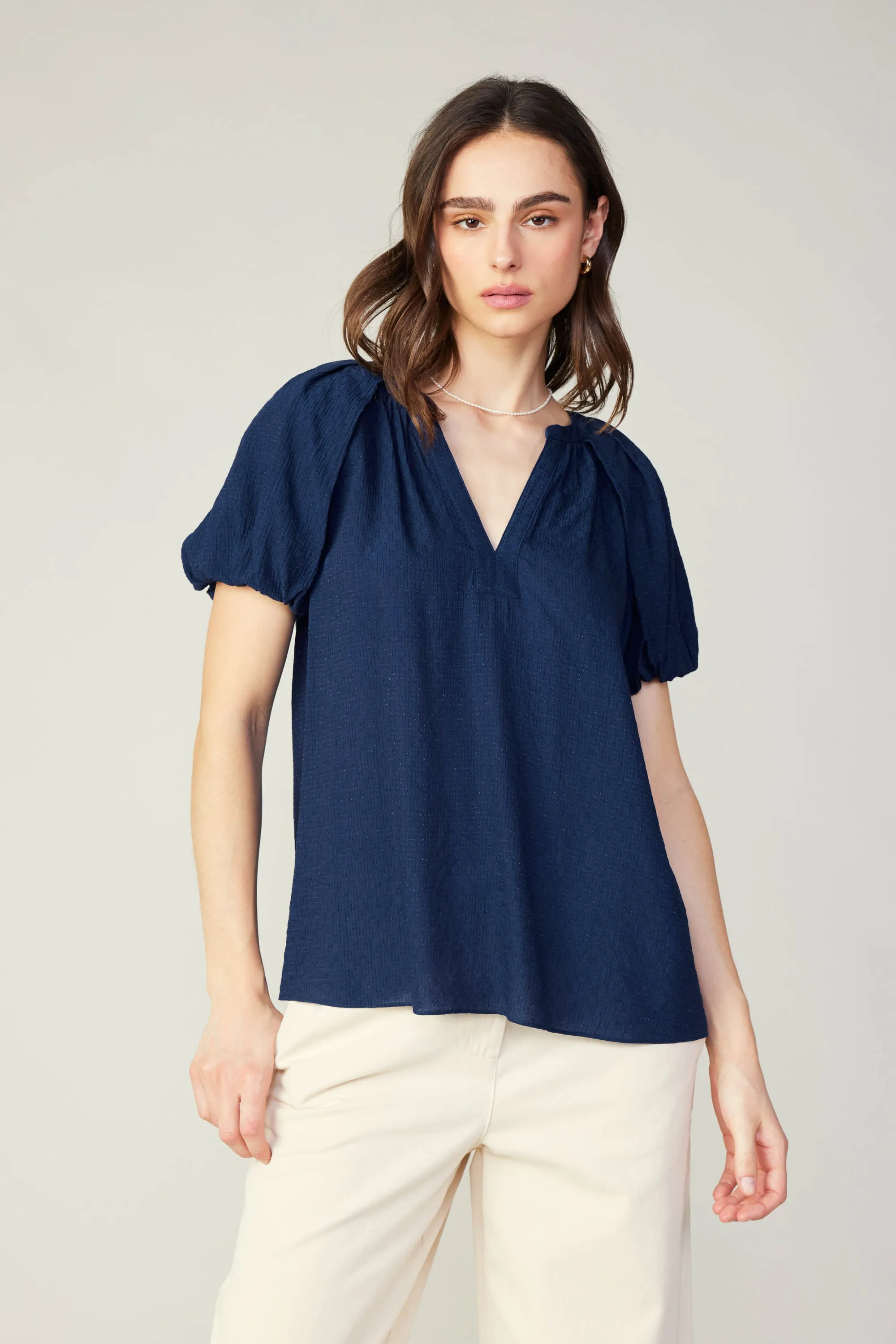 Split Neckline Top sold by Current Air product image thumbnail 2