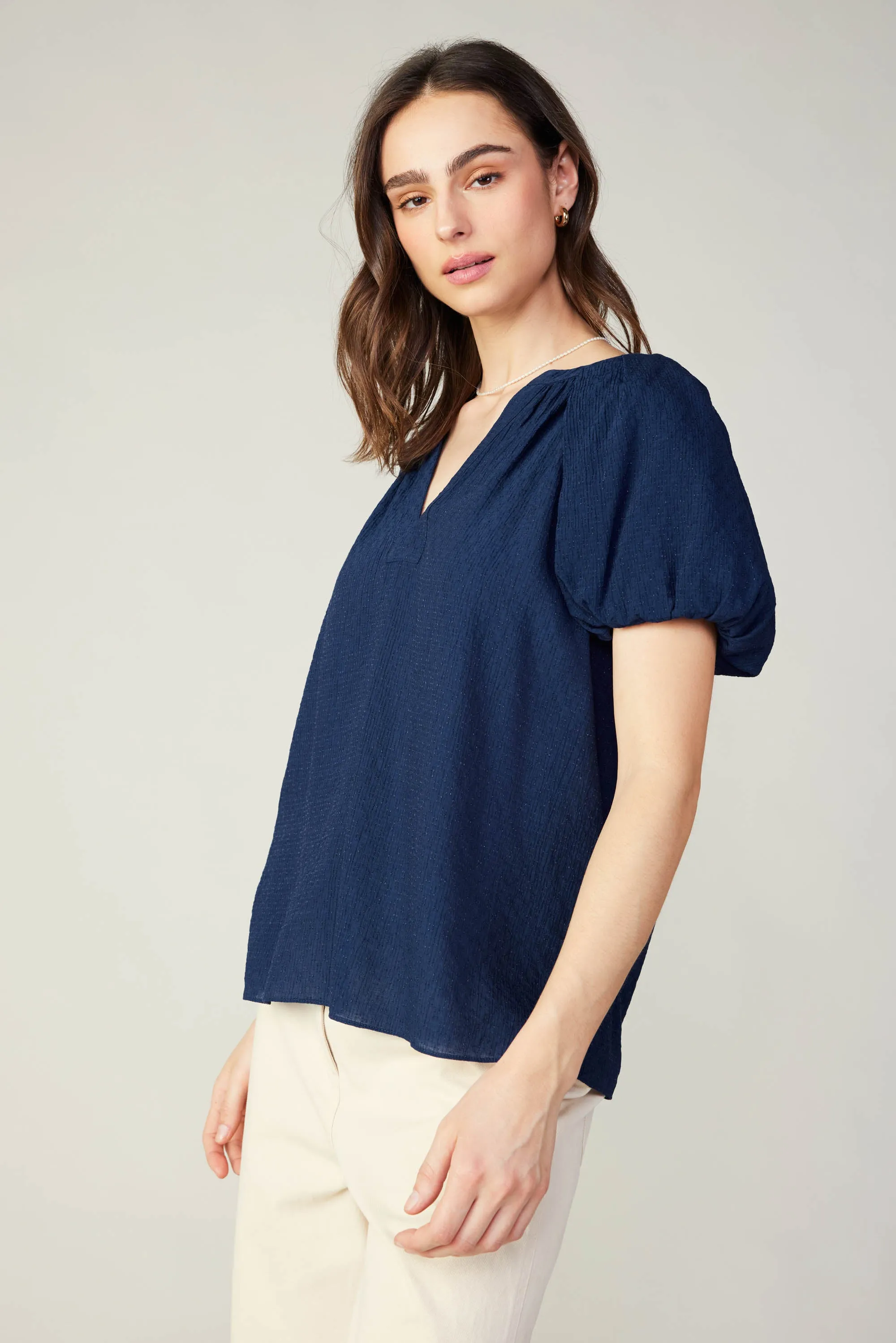 Split Neckline Top sold by Current Air product image thumbnail 3
