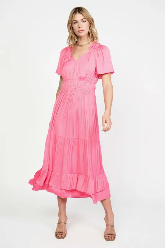Frida Ruffled Maxi Dress sold by Current Air