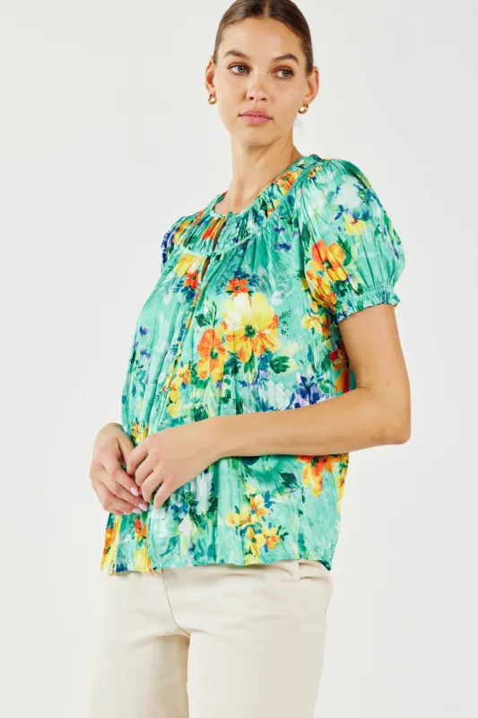Brooklyn Crinkle Top sold by Current Air