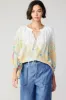 Gradient Floral Motif Blouse sold by Current Air