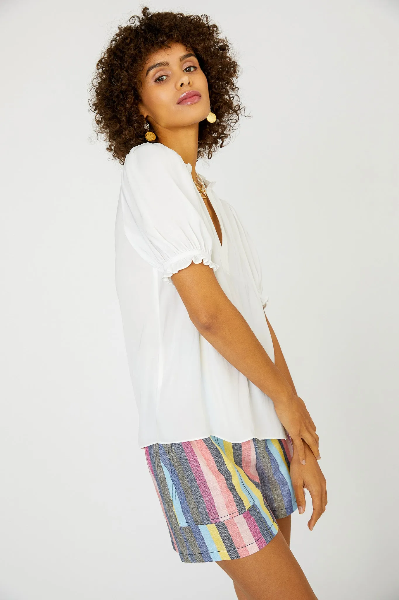 Camelia Ruffled Blouse sold by Current Air product image thumbnail 2