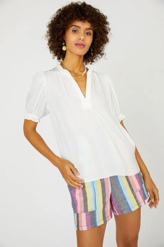 Camelia Ruffled Blouse sold by Current Air
