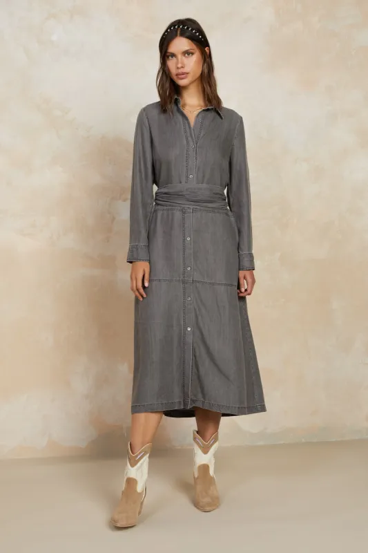 Chambray Shirt Dress sold by Current Air