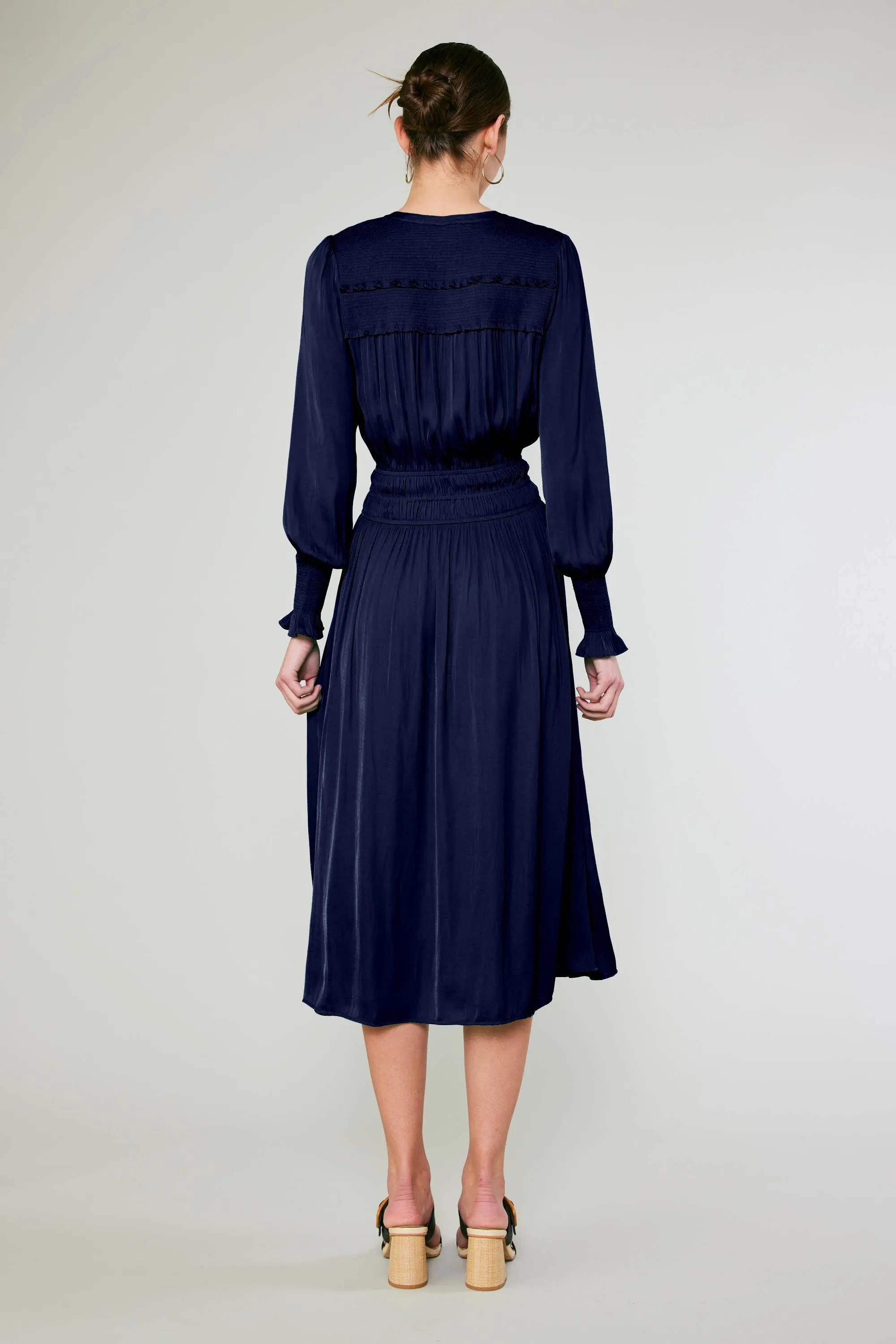 Aida Smocked Midi Dress sold by Current Air product image thumbnail 2