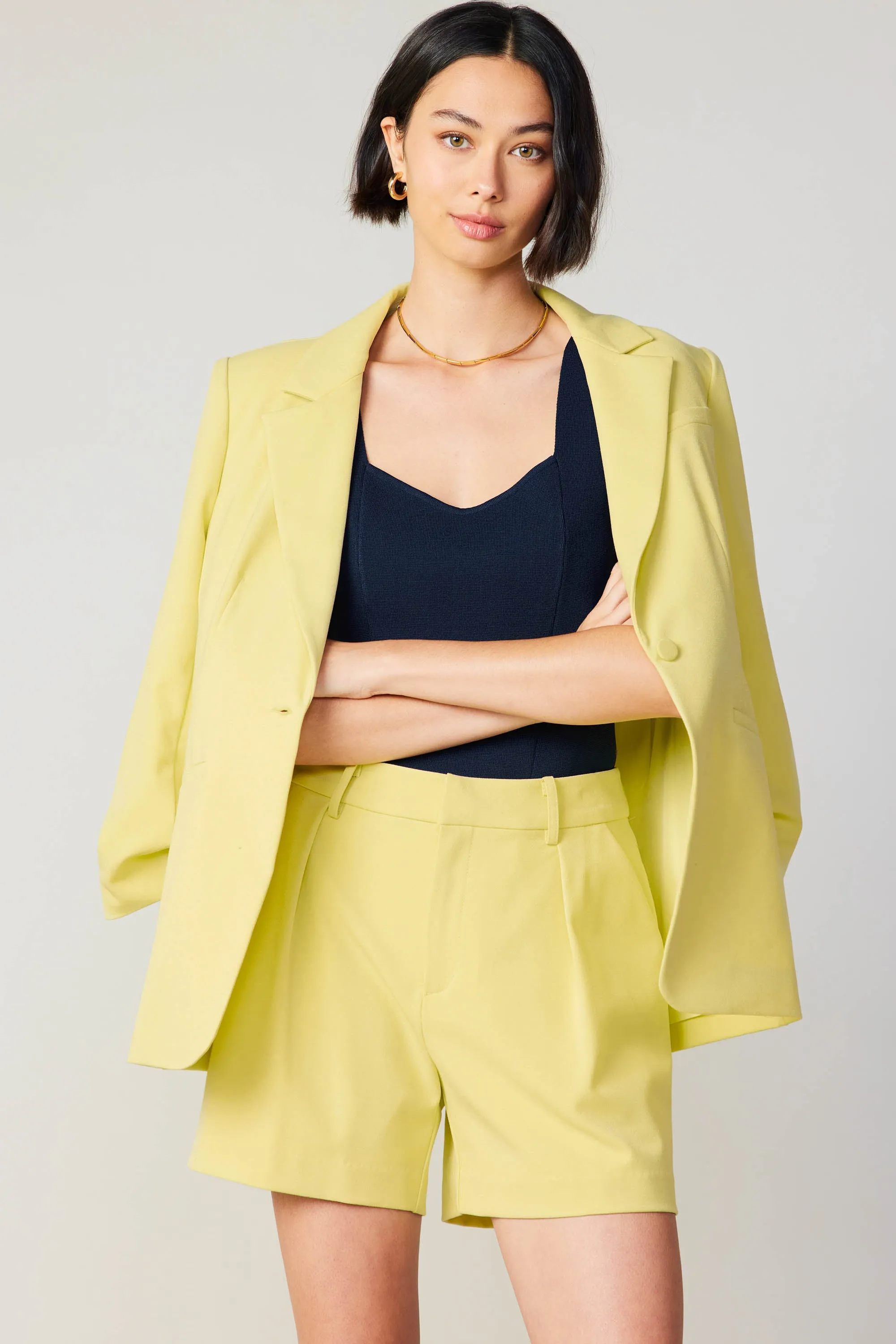 Ruched Sleeve Blazer sold by Current Air product image thumbnail 5