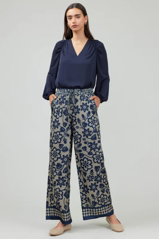 Floral Patterned Pull On Pants sold by Current Air