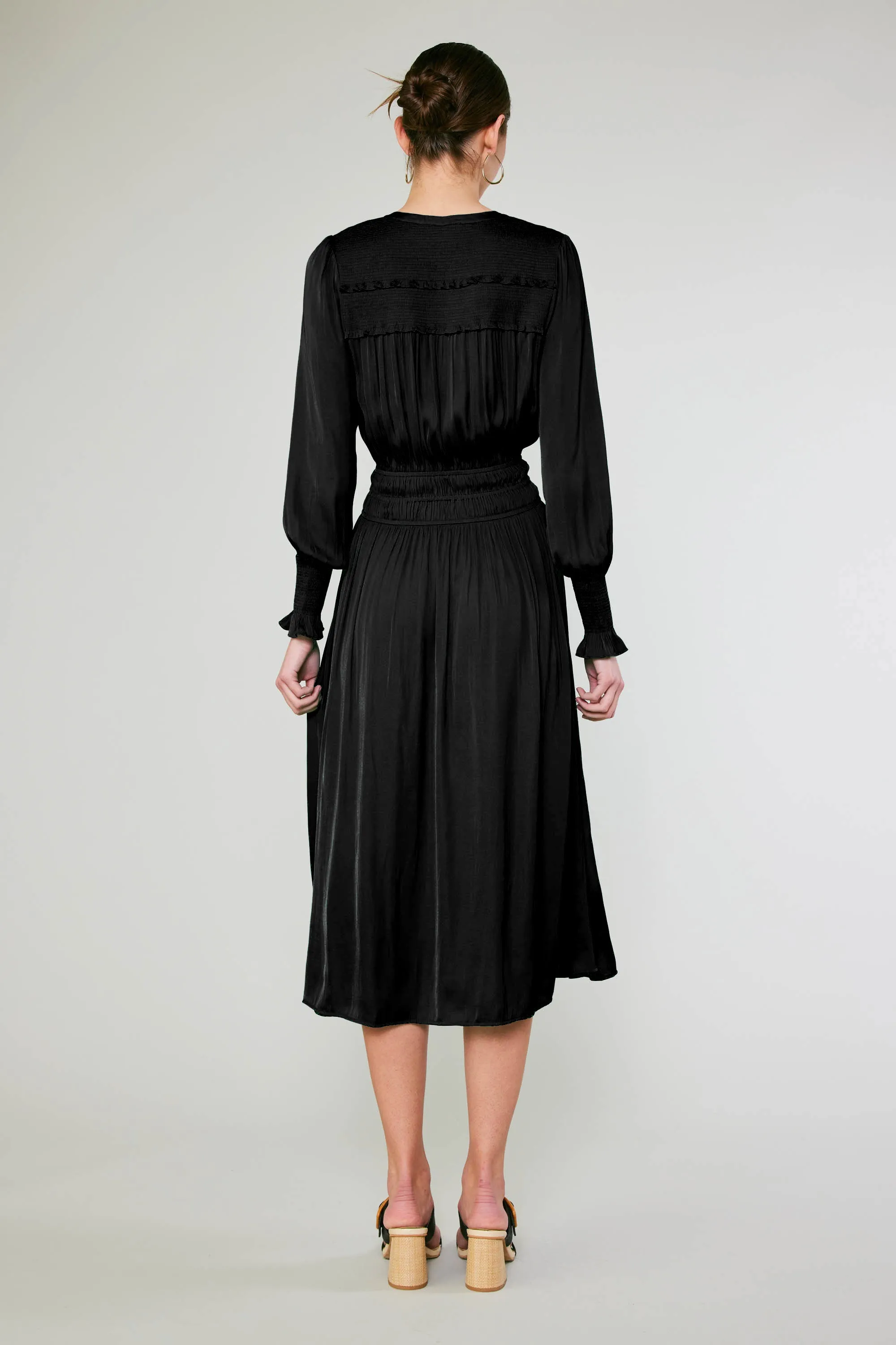 Aida Smocked Midi Dress sold by Current Air product image thumbnail 3