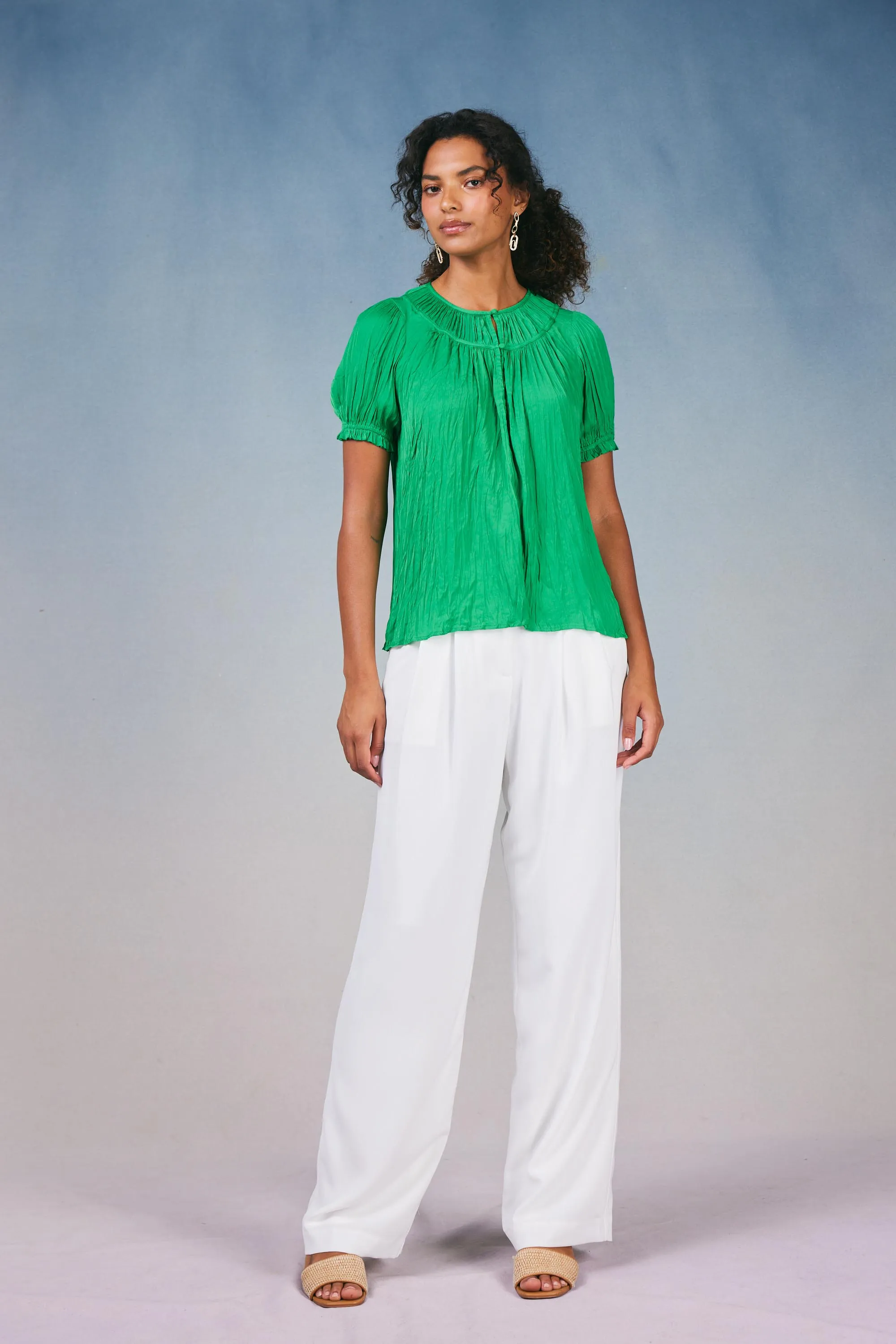 Brooklyn Crinkle Top sold by Current Air product image thumbnail 2