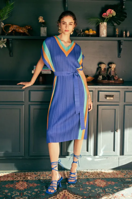 Pleated Border Kaftan Dress sold by Current Air