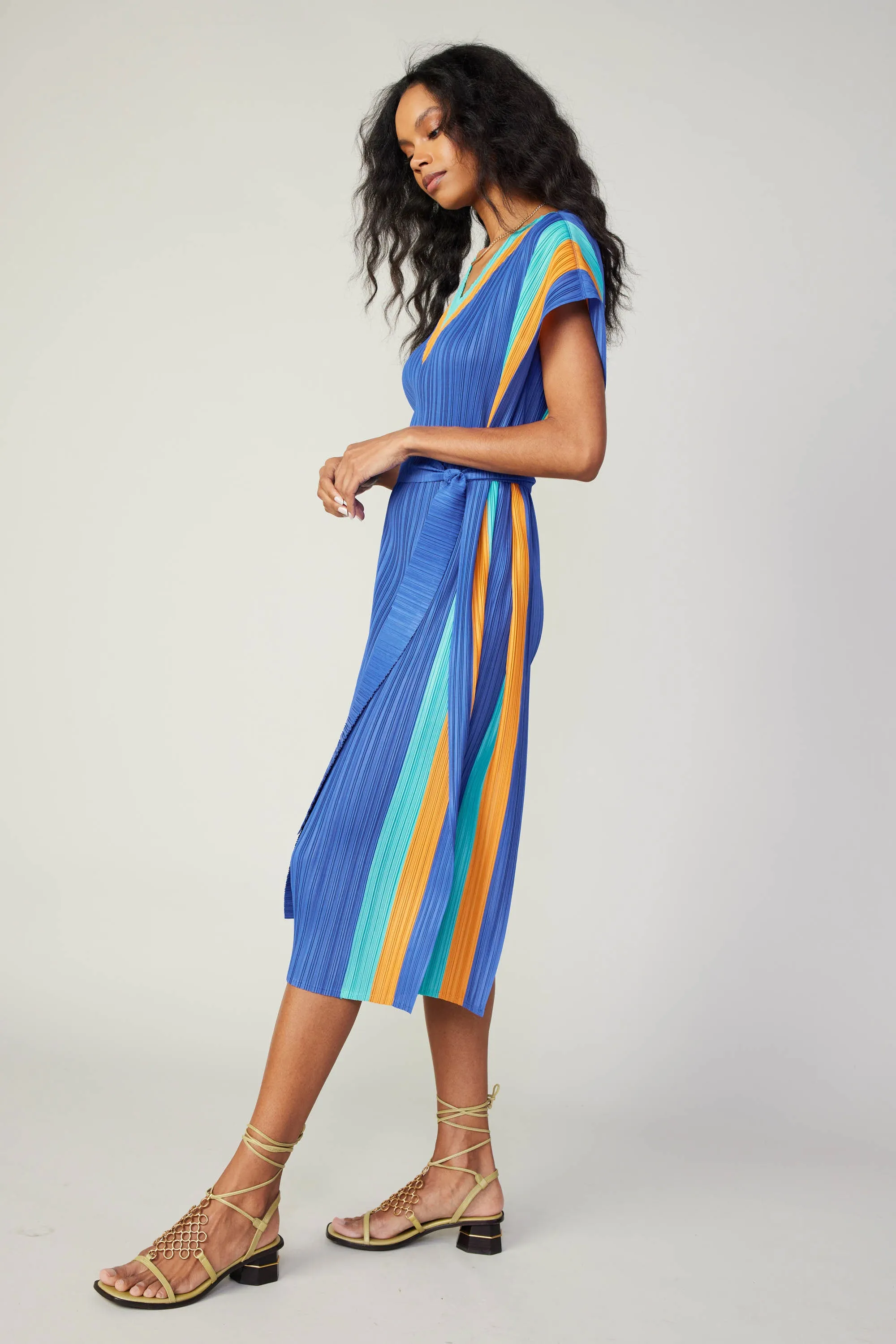Pleated Border Kaftan Dress sold by Current Air product image thumbnail 4